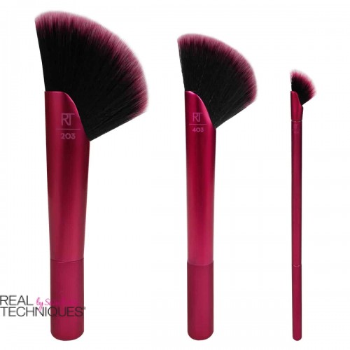 Set četkica za šminkanje REAL TECHNIQUES Rebel Edge Trio